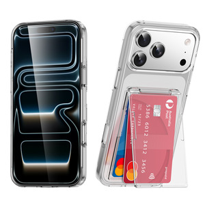 360 °   Coque de protection intégrale antichoc pour iPhone 17 Air 16 15 14 13 12 Pro Max Plus avec porte-cartes intégré - Product Image 6