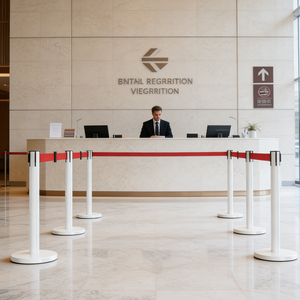 Wholesale Custom Logo <strong>Retractable</strong> Belt <strong>Barrier</strong> Security Stanchion Portable Queue <strong>Barrier</strong> for Airport &amp; Event Management - Product Image 5