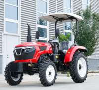 Tracteur agricole 4x4 à moteur de marque bon marché tracteur Euro 5 de 50 chevaux de puissance machine agricole polyvalente tracteur de tondeuse à gazon
