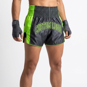 กางเกงมวยไทย MMA สำหรับผู้ใหญ่ แบบสั่งทำพิเศษ ผ้าโพลีเอสเตอร์ยืดได้ สำหรับทีมชาย ขายส่ง - Product Image 5