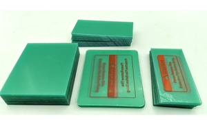 Visière en polycarbonate vert et clair ANSI Z87 + plaque de couverture de bouclier PC 2x4.25 POL meilleure fenêtre en verre - Product Image 6