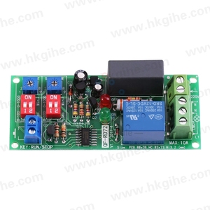 חם מכירות AC 100V כדי 240V הכפול זמן מתכוונן מחזור עיתוי עיכוב טיימר ממסר חוזר על כיבוי לולאה אינסופית מודול במלאי - Product Image 1