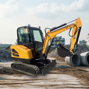 Mini-excavatrice <span class=keywords><strong>RC</strong></span> sur chenilles entièrement métallique, télécommandée, avec simulation hydraulique - Product Image 1