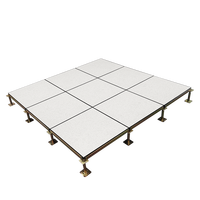 Panneau de plancher surélevé antistatique en acier haute résistance recouvert de HPL, design moderne pour les espaces commerciaux et hospitaliers - Projet complet