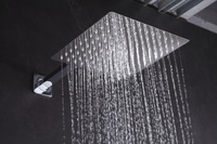 Ensemble de robinets de douche thermostatiques encastrés en laiton inoxydable pour salle de bain, accessoire de poche