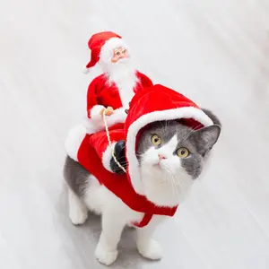 ペット用品新しいデザイナーソフトキュートファッションペットクリスマス服ベスト高級小型子犬猫犬服