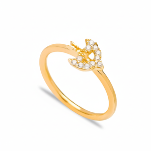 Hirondelle Conception Oiseau Zircon Cluster Anneau Turc En Gros À La Main Dainty Élégant 925 Bijoux En Argent Sterling - Product Image 2