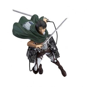 Fábrica Mejor Venta Caliente Anime Pvc Mikasa Levi Figura de Acción Eren Juguetes Mange Figura Attack on Titan Figma Juguete Móvil - Product Image 3
