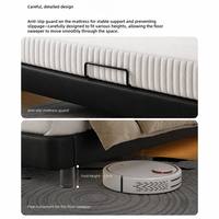 Luxuriöses Modernes Smart Elektrisch Verstellbares Kingsize-Bettgestell |   Schwerelosigkeitsplattform |   Lederpolsterung Kiefernholzrahmen Beleuchtet