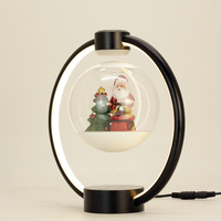Lampe Éternelle à Lévitation Magnétique en Alliage d'Aluminium avec Source Lumineuse LED 2700K Blanc Chaud Doux 50000 Heures Cadeau de Noël