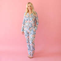 Ensemble de vêtements de détente en bambou pour femmes, chemise de nuit, nuisette pour femmes, vêtements de nuit pour femmes, pyjamas personnalisés avec boutons