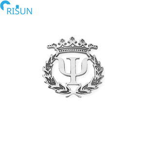 Épingles à revers personnalisées en émail 3D, psychologue, psychologie, PSY, Phych, Psi, symbole, badges, broches, épinglette en émail personnalisée - Product Image 2