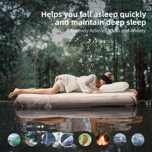 Nueva Máscara Inteligente para Dormir con Bloqueo de Luz 3D Estéreo, Recargable por USB, con Ruido Blanco y Música Inalámbrica Bluetooth para el Hogar - Product Image 3