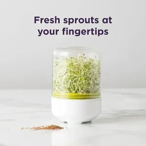 <span class=keywords><strong>Kit</strong></span> de Germination pour Bocal - Système de Germination Réutilisable à Large Ouverture pour <span class=keywords><strong>Graines</strong></span> et Plantes - Conteneur de Germination pour Cuisine Domestique - Product Image 3