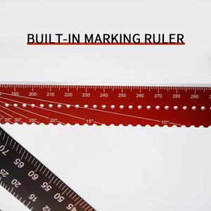 Offre Spéciale – <span class=keywords><strong>Équerre</strong></span> <span class=keywords><strong>de</strong></span> Menuisier Industrielle Multifonctionnelle DIY OEM/ODM <span class=keywords><strong>en</strong></span> Alliage d'Aluminium <span class=keywords><strong>de</strong></span> 7 Pouces avec Bras Extensible pour Mesure <span class=keywords><strong>de</strong></span> Boiseries - Product Image 3