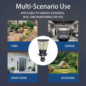 Caméra solaire CCTV V380pro 3 objectifs 3 PTZ avec visualisation à distance par téléphone, détection de mouvement PIR, alarme, audio bidirectionnel, cloud, 6MP, 4G WIFI - Product Image 5