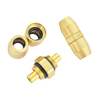 Raccord rapide en cuivre Euro pour tuyau, 6 8 10 12 14 16 mm, joint rapide européen pour tuyau d'air et d'eau, pour conduite industrielle de camion