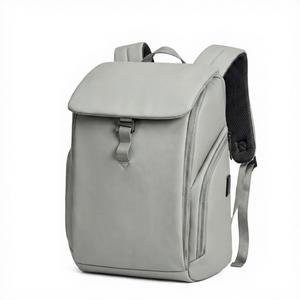 Sac à dos unisexe imperméable en polyester/nylon pour ordinateur portable, avec port USB, fermeture éclair et ceinture à coussin d'air, idéal pour la vente en gros en usine - Product Image 1