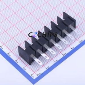 KF25H-7.62-7P Barrier Terminal Block Through hole Component (THT),P=7.62mm Connector Two Sides 7.62mm 1x7P Straight Pin - Product Image 2