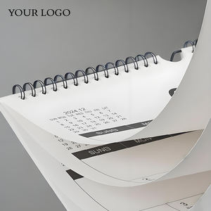 ปฏิทินตารางปฏิทินติดผนังสีเต็มรูปแบบสองด้าน<span class=keywords><strong>2022</strong></span>การพิมพ์แบบเกลียวโลหะ - Product Image 4