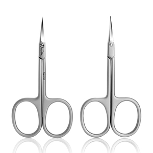 살롱 매니큐어 용 고성능 미용 가위 네일 큐티클 작업을위한 곡선 날카로운 칼날이있는 튼튼한 스테인레스 스틸 - Product Image 3