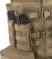 Chaleco de seguridad de sistema Molle portador de placa transpirable de alta resistencia impermeable al aire libre multifuncional equipo táctico Chaleco de caza