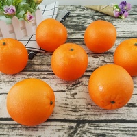 Gesimuleerde Oranje Schuim Fruit Fotografie Schieten Nep Oranje Model Voor Kerst Keuken Halloween Decor Kunstfruit