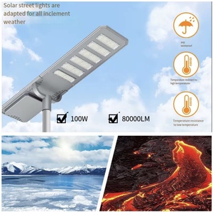 <span class=keywords><strong>Lampadaires</strong></span> solaires éclairage LED intégré grandes perles de lampe <span class=keywords><strong>lampadaires</strong></span> extérieurs étanches - Product Image 3