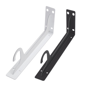 Left Steel Heavy-duty Hook <b>Bracket</b> Cold-rolled Steel Wall Mount Clothes Rod Support <b>Bracket</b> - Product Image 1