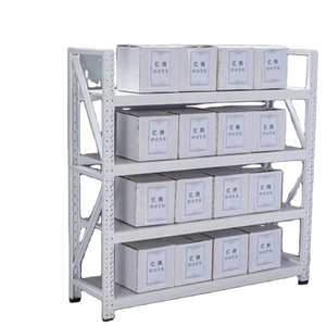 Steel furniture easy assemble 4 shelf metal storage rack