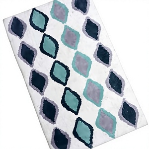 Alfombrillas de Baño Modernas de Microfibra Ecológicas de Secado Rápido, Tamaños 38x56cm, 40x60cm, 51x76cm, de Algodón Sólido, Hechas a Máquina, Estilo Americano - Product Image 1