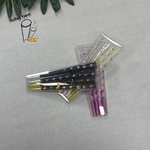 Papel de liar cónico pre-enrollado al por mayor de 13GSM, personalizable con papel de liar de hoja de cáñamo de colores. - Product Image 5