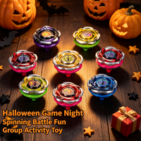 Toupie de combat en métal avec lanceur sonore, jouet gyroscopique pour enfants, idéal pour Halloween et Noël, à partir de 14 ans, vente en gros