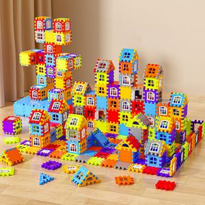 Fivestar đồ chơi xếp gạch ghép nối giáo dục tự làm nhiều màu sắc 400 Món đồ chơi xếp hình khối xây dựng hạt nhựa lớn - Product Image 1