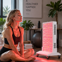 Appareil de luminothérapie LED infrarouge RedDot avec prise américaine, télécommande, design ultra-fin, soulagement de la douleur pour la maison