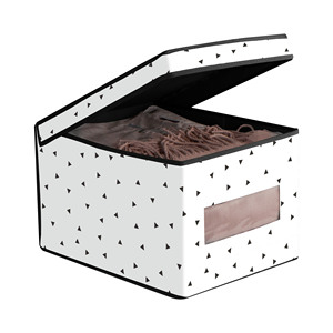 Cesto per Bucato con Coperchio 30x39,5cm H. 25cm - Product Image 1