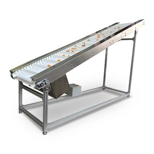 Nhà máy nghiêng cấp thực phẩm PU vành đai băng tải với váy cánh tà và Hội Đồng Quản trị chéo chất lượng cao điều chỉnh tốc độ - Product Image 4