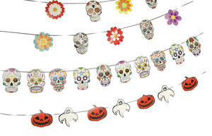 Decoraciones para fiestas Decoración <span class=keywords><strong>de</strong></span> bodas Banner <span class=keywords><strong>de</strong></span> papel para varias ocasiones Cumpleaños Decoraciones navideñas <span class=keywords><strong>Dia</strong></span> <span class=keywords><strong>De</strong></span> Los <span class=keywords><strong>Muertos</strong></span> - Product Image 3