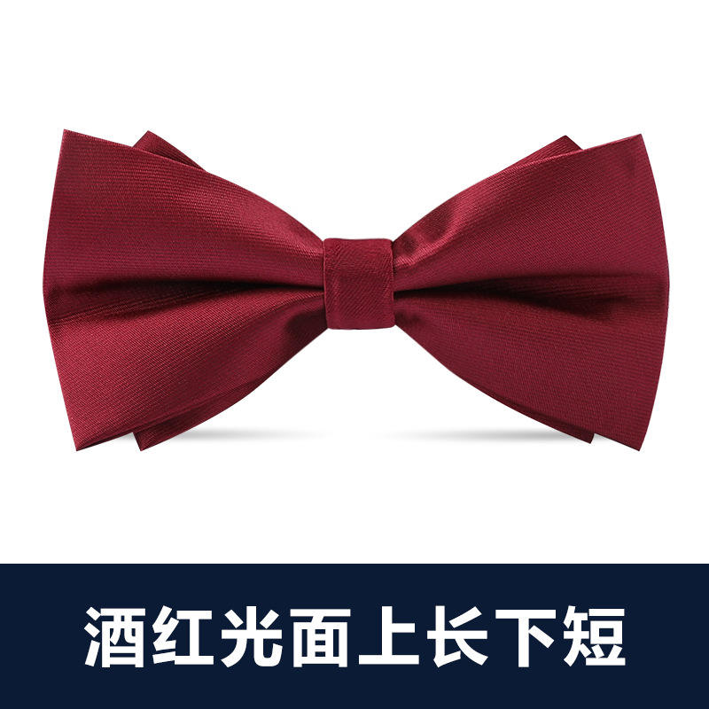 Vino rojo brillante Top corto inferior pajarita