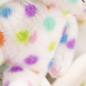 Divertido emoticono lunares blanco gato de peluche de juguete lindo Rosa negro lunares gato largo almohada de felpa - Product Image 6