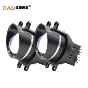 Lampu Kabut Mobil Universal J7 3.0 Inch <span class=keywords><strong>LED</strong></span> Proyektor Lensa Bi-<span class=keywords><strong>LED</strong></span> Lampu Kabut Proyektor Lampu Mengemudi Kabut Laris Manis - Product Image 2