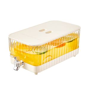 Carafe à eau froide de qualité alimentaire avec robinet, distributeur d'eau froide pour réfrigérateur, récipient pour jus infusé à froid d'été, seau à eau froide - Product Image 5