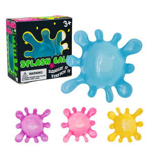 Wholesale Factory TPR Maltose Colorful Virus Pressure Release Soft <b>Squishy</b> Decompression Toys for Kids Boys and Girls - Product Image 1