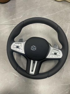 Volante de cuero de coche para BMW M3 M4 M5 M6 F30 F10 F15 F36 F01 F20 F22 F25 F31 F32 E70 E71 E90 E91 E92 X1 X2 X3 X4 X5 X6 - Product Image 3