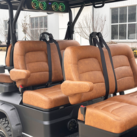 Voiture de golf électrique DC-H-F4+2, chariot de golf surélevé pour la chasse, 6 places, best-sellers, fabrication de buggy de golf