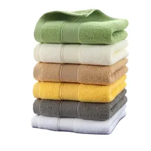 Pure cotton plain hotel supplies, family travel covers, adult bath towels