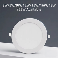 Spot LED 12V à montage en surface, downlight mince, panneau lumineux de plafond intérieur, éclairage de plafond pour camping-car