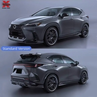 Kit aérodynamique en fibre de carbone de style ART de haute qualité pour Lexus NX 2022-2025 : Lame avant, jupes latérales, lame arrière, aileron arrière