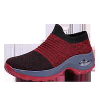 Nouvelles Chaussures de Sport Hiver 2025 Grande Taille pour la Course à Pied, Semelle Extérieure EVA, Amorti d'Air, Tissu Volant Respirant, Doublure Coton, Décontractées et Tendance