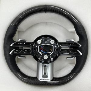 Volante de Cuero Dragonfly <span class=keywords><strong>AMG</strong></span> para <span class=keywords><strong>Mercedes</strong></span> <span class=keywords><strong>Benz</strong></span> para Modelos Antiguos y Nuevos A180 LC200 LE300 GLC260 GLA200 <span class=keywords><strong>ml</strong></span> <span class=keywords><strong>350</strong></span> W166 - Product Image 2